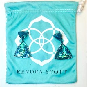 Kendra Scott abalone earrings